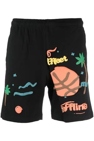 MARKET Shorts sportivi con stampa grafica
