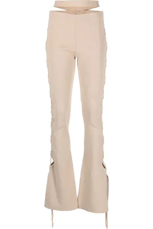 ANDREADAMO Pantaloni svasati con inserti