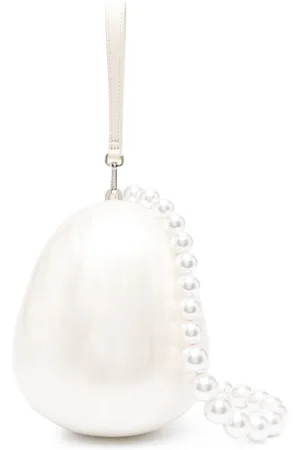 Simone Rocha Borsa tote Egg con perle