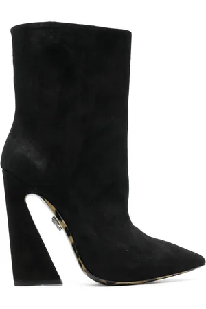 Philipp Plein Stivaletti con suola leopardata 130mm