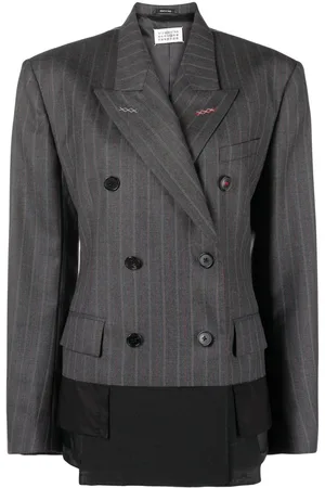 Maison Margiela Blazer Spliced gessato