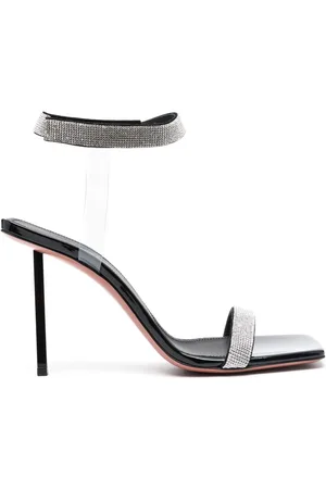 Amina Muaddi Sandali Rih con cristalli 110mm