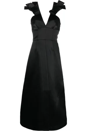Jil Sander Abito midi con fiocco