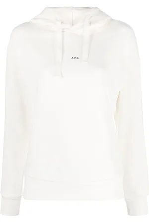 A.P.C. Felpa Christaina con cappuccio e stampa logo