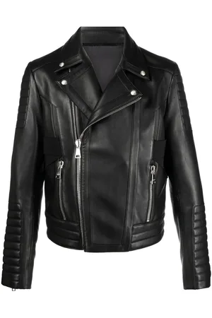 Balmain Giacca biker con inserti