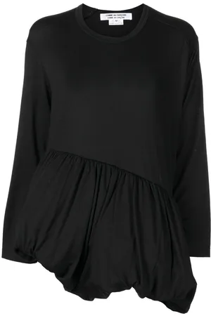 Comme des Garçons Blusa con dettaglio arricciato