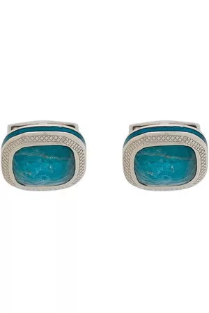 Tateossian Uomo Gemelli - Gemelli Cable Cushion - Argento