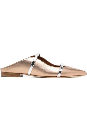 MALONE SOULIERS Ballerine in stile mules Maureen 18 metallizzate