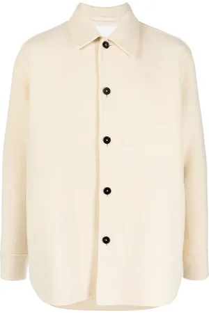 Jil Sander Giacca-camicia a maniche lunghe con bottoni