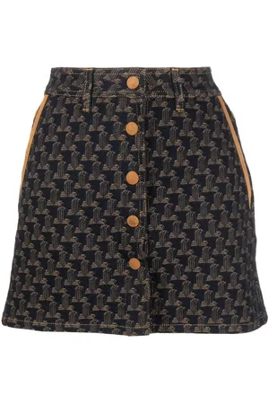 Lanvin Camicia denim con logo jacquard