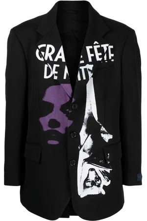 RAF SIMONS Blazer monopetto Grand Fête oversize