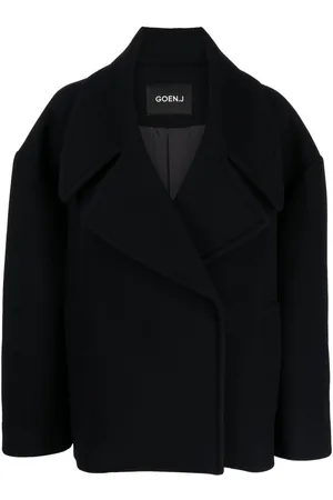 GOEN.J Cappotto crop doppiopetto