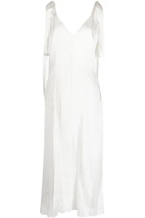 GOEN.J Abito midi con scollo a V
