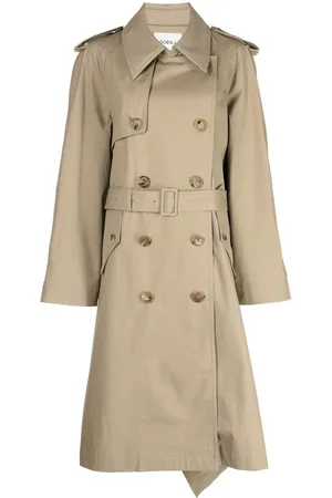 GOEN.J Trench doppiopetto bicolore