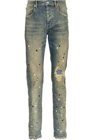 Purple Brand Jeans con stampa vernice