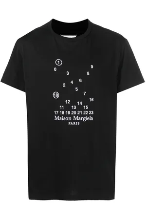 Maison Margiela T-shirt Numeric con ricamo