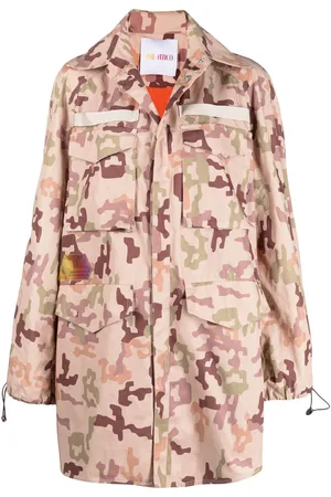 The Attico Parka con stampa camouflage