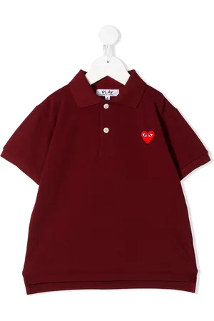 Comme des Garçons Polo con ricamo