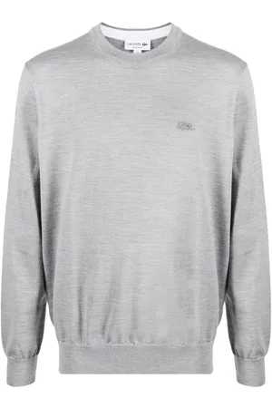 Lacoste Maglione girocollo con applicazione