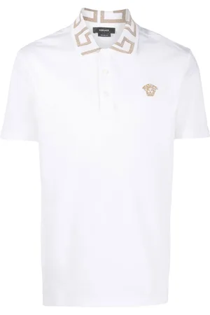 VERSACE Polo Greca a maniche corte