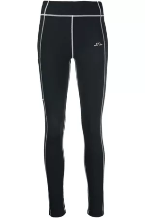 J Lindeberg Donna Leggings sportivi - Leggings Zena con cuciture a contrasto - Nero