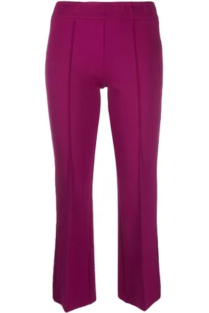 BLANCA Pantaloni crop a vita media