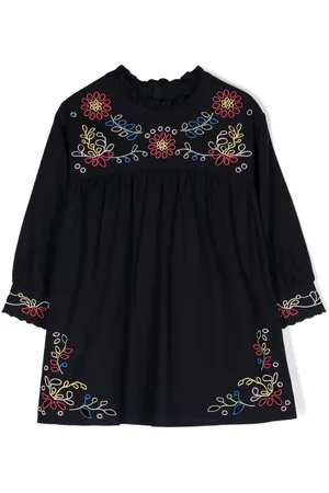 Chloé Abito con ricamo a fiori