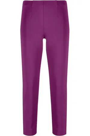 BLANCA Pantaloni crop a vita media