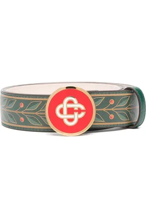 Casablanca Cintura con placca logo