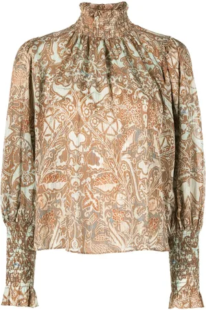 ULLA JOHNSON Blusa a fiori