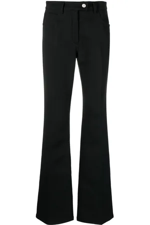 Courrèges Pantaloni svasati a vita media