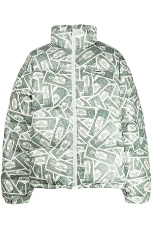 Vetements Piumino Million Dollar con stampa grafica