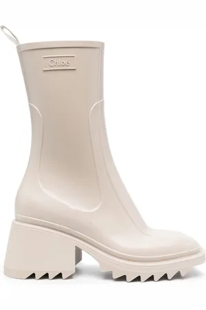 Chloé Stivali con logo goffrato