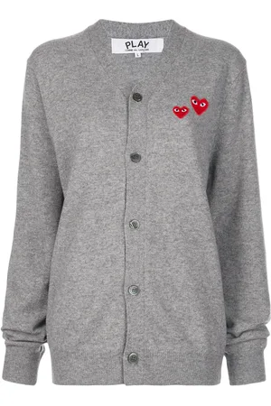 Comme des Garçons Cardigan con doppia applicazione