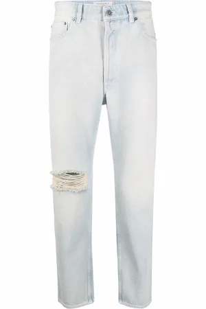 Golden Goose Jeans dritti con effetto vissuto