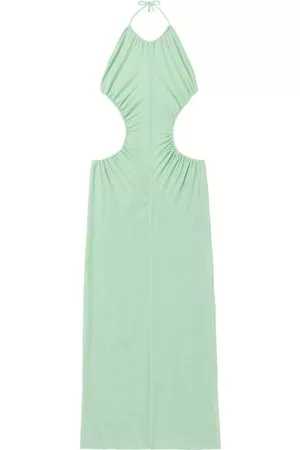 AZ FACTORY Abito midi con cut-out x Ester Manas - Verde