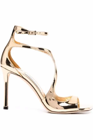 Jimmy Choo Sandali Azia con effetto metallizzato