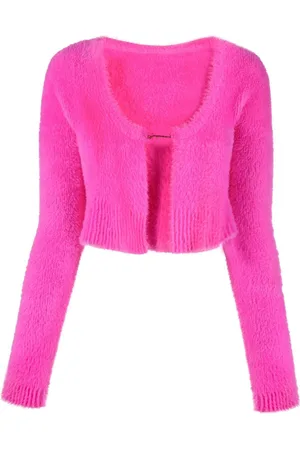 Jacquemus Cardigan crop La Maille con ciondolo logo