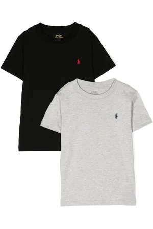 Ralph Lauren Set di 3 T-shirt con ricamo