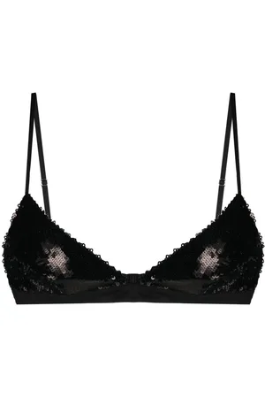 Khaite Reggiseno a triangolo con paillettes