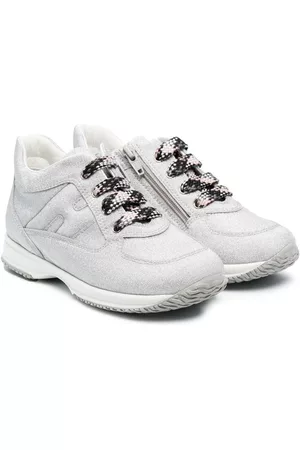 Hogan Bambina Sneakers - Sneakers con ricamo - Grigio