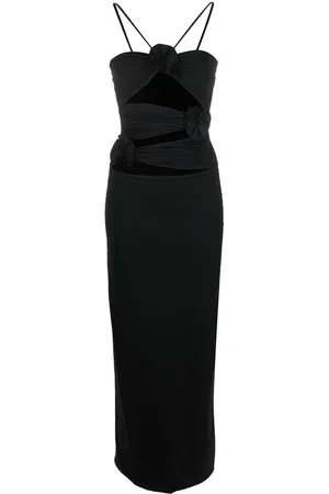 Maygel Coronel Abito midi con dettaglio cut-out