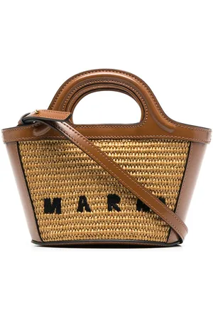 Marni Borsa tote Tropicalia con ricamo