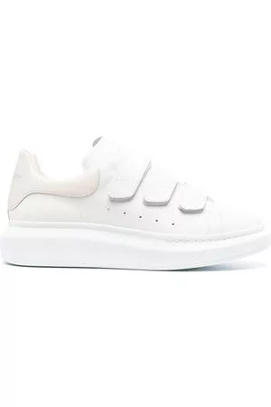 Alexander McQueen Uomo Sneakers - Sneakers oversize con chiusura a strappo - Bianco