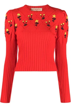 CORMIO Maglione Oma a fiori