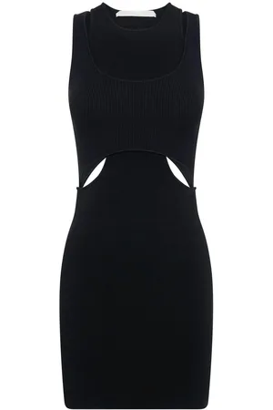DION LEE Abito corto con dettaglio cut-out