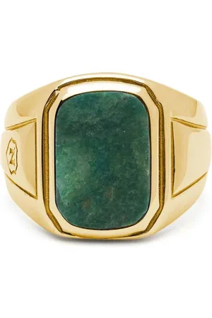 Nialaya Anello a sigillo placcato