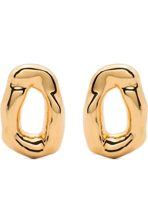 Colville Orecchini a bottone chunky con logo inciso