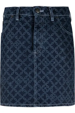 Charles Jeffrey Loverboy Gonna denim con effetto jacquard