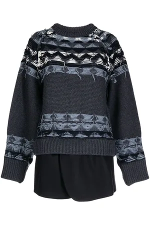 GOEN.J Maglione con effetto vissuto